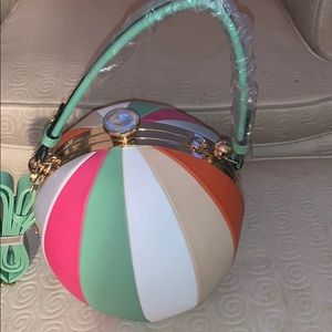 Beach ball handbag.